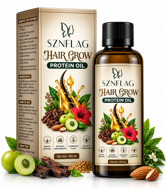 Hair Grow Protein Oil – Nourishes Scalp & Supports Hair Growth