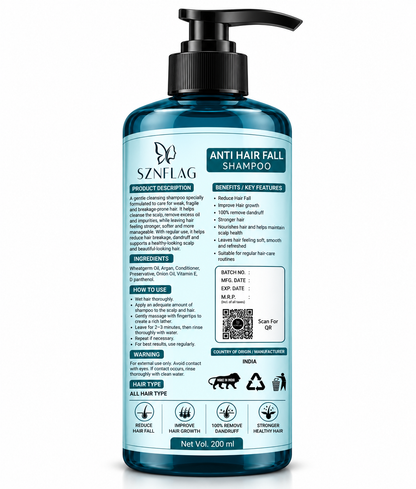 Anti Hair Fall Shampoo – Strengthens Hair & Nourishes Scalp