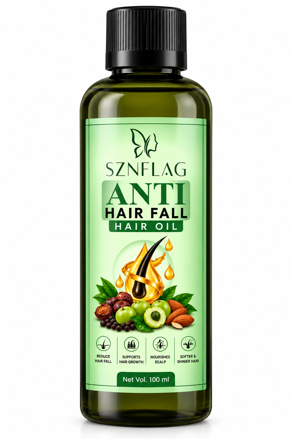 Anti Hair Fall Hair Oil – Nourishes Scalp & Supports Healthy Hair Growth